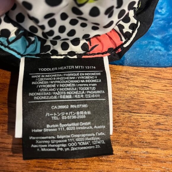 Burton Heater Mittens Gloves Girls Toddler 4T Excellent Condition - Picture 7 of 9